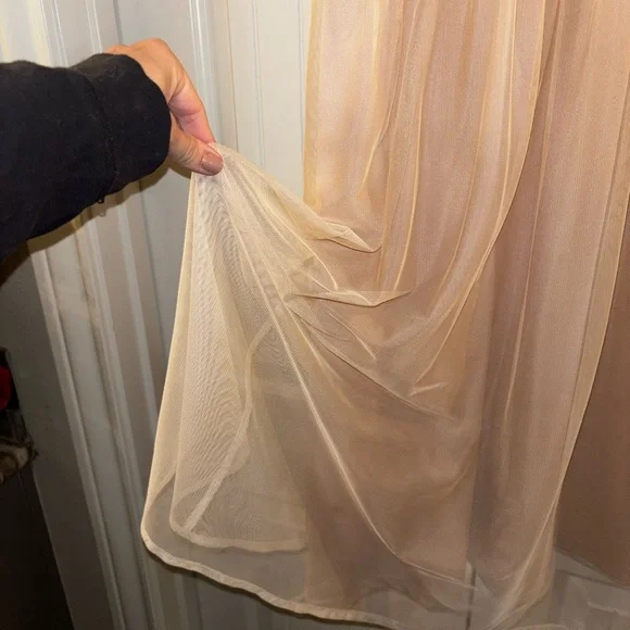 ASOS Maternity Dress in Cream with Sequin Embellishments - Picture 3 of 9